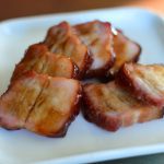 Smoked Char Siu Pork Belly slices