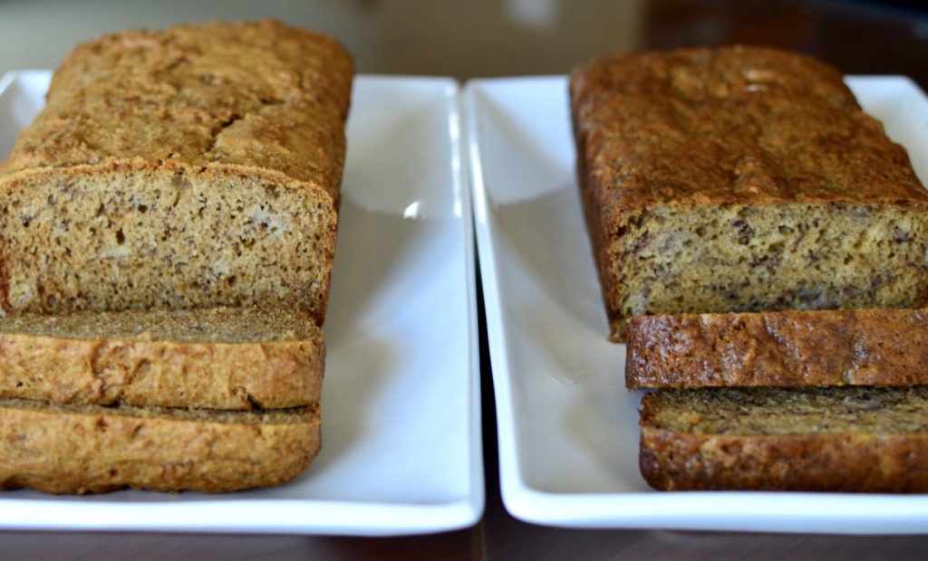 Comparison of 2 Banana Bread recipes