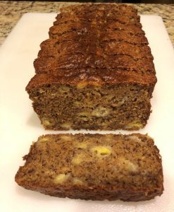 Banana Bread without mashing or beating bananas
