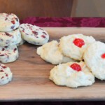 Orange Cranberry Icebox Shortbread Cookies