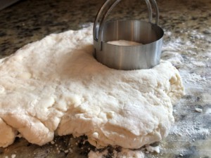Apple Cider Biscuit dough