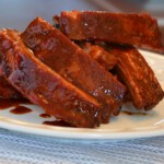 Pile of BBQ Baby Back Ribs