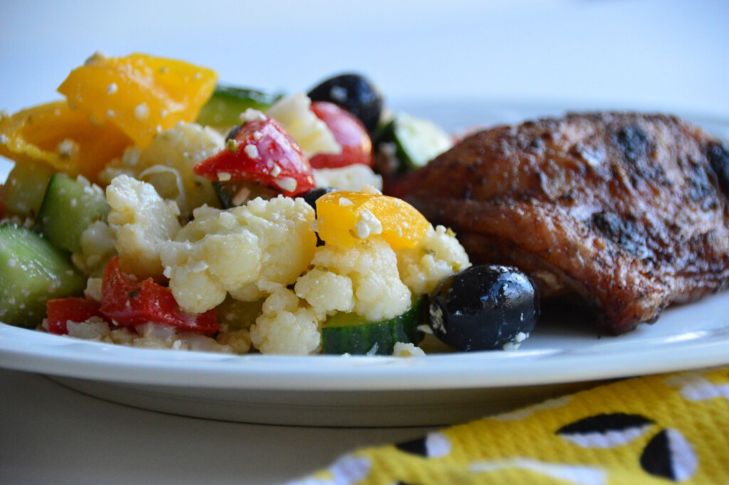 Cauliflower Greek Salad