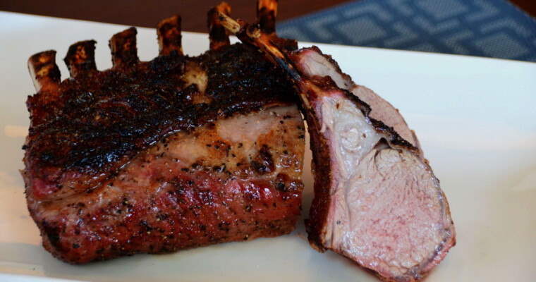Smoked Rack of Lamb
