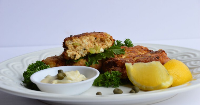 Crab(less) Tofu Cakes