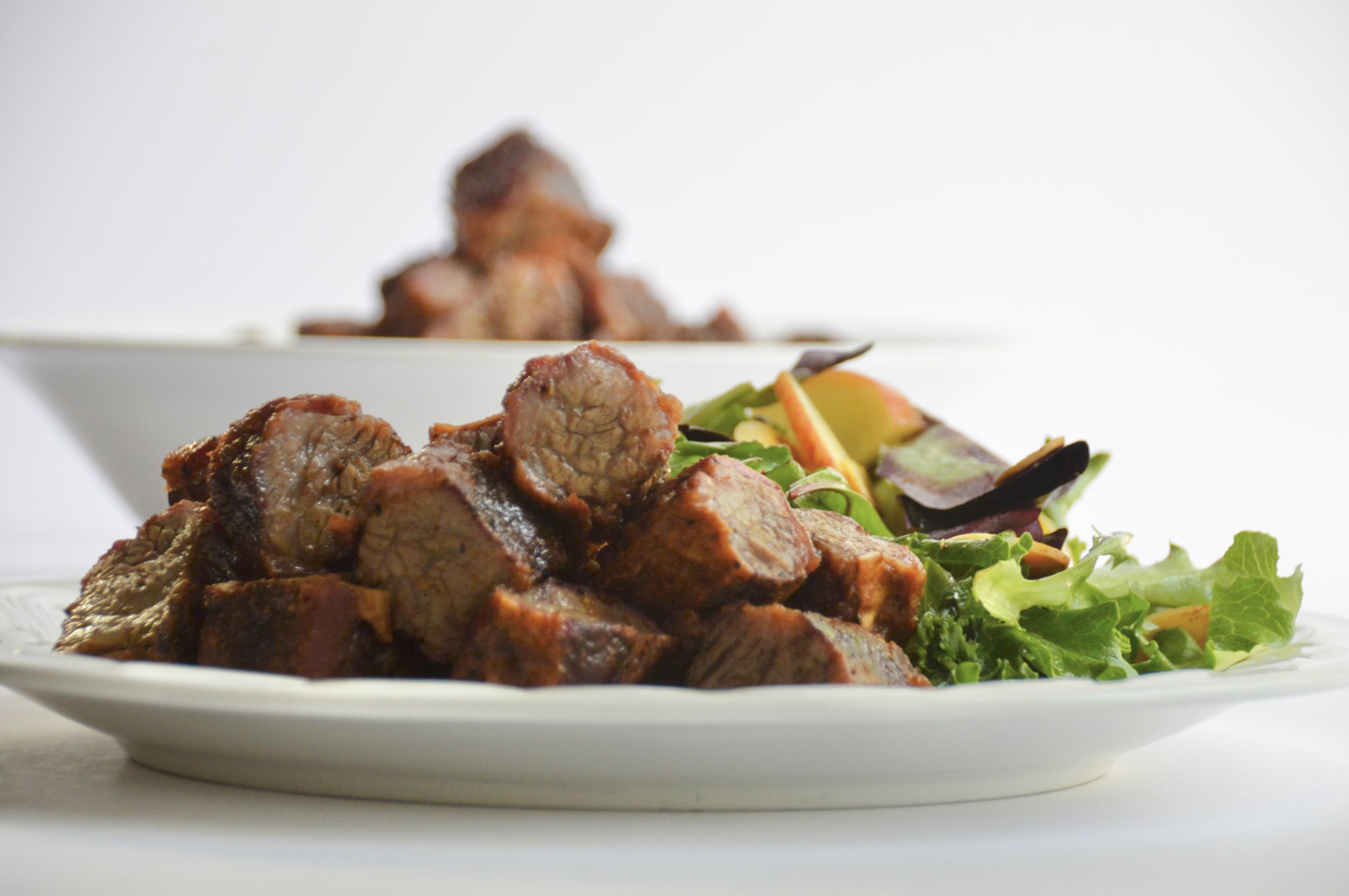 Smoked Beef Finger Meat as Burnt Ends